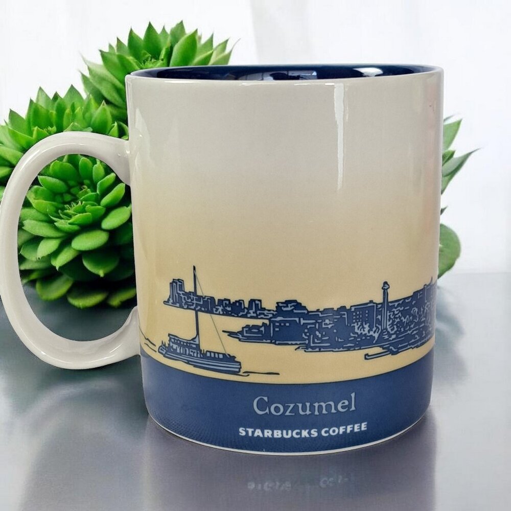 Starbucks COZUMEL Global City Icon Series 16 oz Coffee Tea Mug Cup - Picture 3 of 6